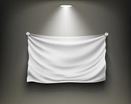 Gallery Interior with empty frames on wall Stock Illustration