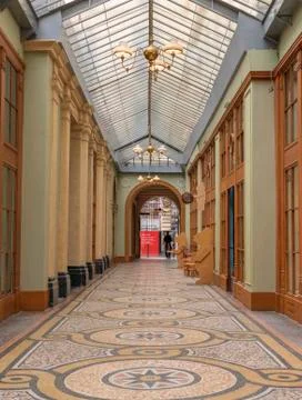 Gallery in paris Stock Photos