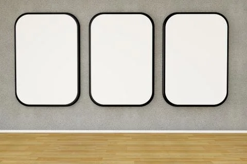 Gallery room Stock Illustration