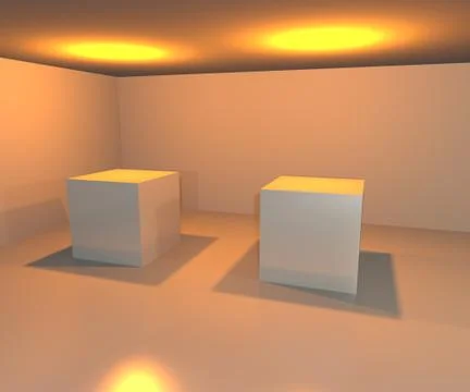 Gallery spotlight background Stock Illustration