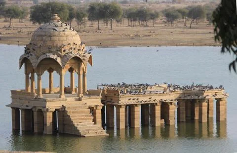 Gallery on Stone Platform Stock Photos