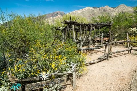 Gallery in the Sun Entryway Stock Photos