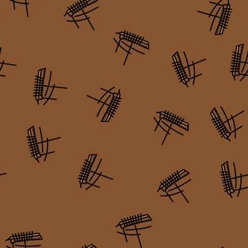 Galley ancient ship vector seamless pattern Stock Illustration