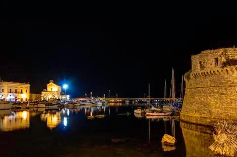 Gallipoli by night Stock Photos
