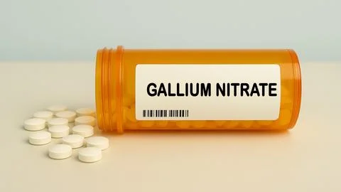 GALLIUM NITRATE Stock Photos