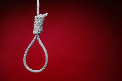 Gallows on background Stock Photos