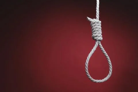 Gallows on background Stock Photos