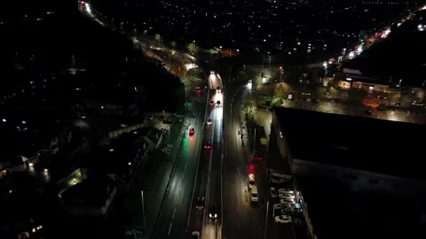 Gallows Corner at Night Stock Footage 302599245