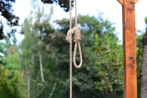 Gallows Hanging Rope Stock Photos