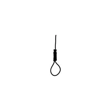 Gallows icon. Simple style gallows poster background symbol. Gallows brand .. Stock Illustration