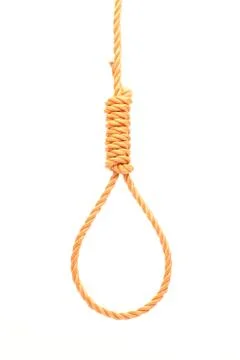 Gallows isolated on white background Stock Photos