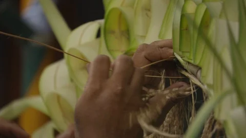 Galungan in Ubud Stock Footage 127634226