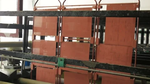 Galvanic bath, Engineering production.  Stock Footage 90954719