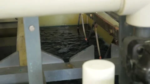 Galvanic bath, Engineering production.  Stock Footage 90956285