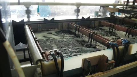 Galvanic bath, Engineering production.  Video stock 90956459