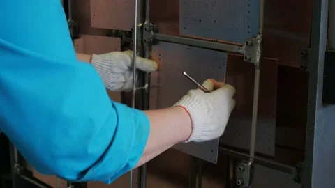 Galvanic bath, Engineering production.  Stock Footage 90957950