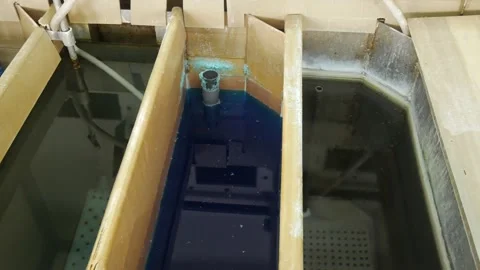 Galvanic bath, Engineering production.  Stock Footage 90958882