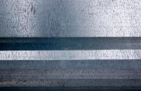 Galvanised metal sheet Stock Photos
