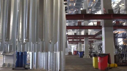 Galvanising Factory Stock Footage 78654734