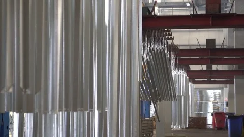 Galvanising Factory Stock Footage 78654850