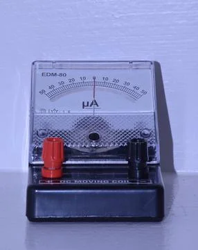 Galvanometer Device for measuring current 스톡 사진
