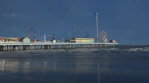 Galveston Beach Stock Footage 59743501