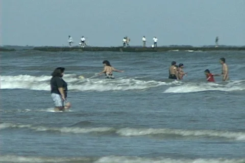 Galveston beach17 Stock Footage 652593