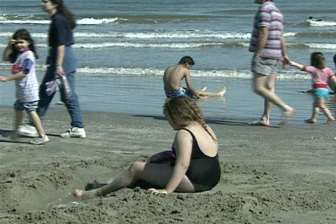 Galveston beach20 Stock Footage 652700
