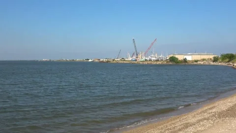 Galveston, Texas Video stock 138313377