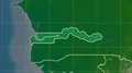 Gambia and neighborhood. Physical 4k or 4k+ Resolution