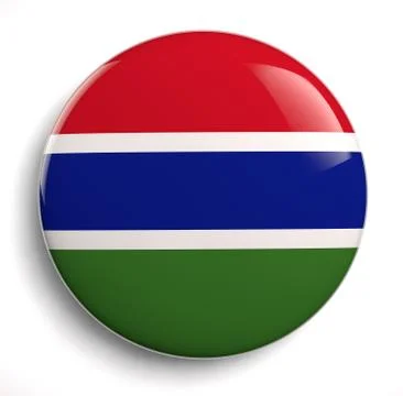 Gambia flag Stock Illustration