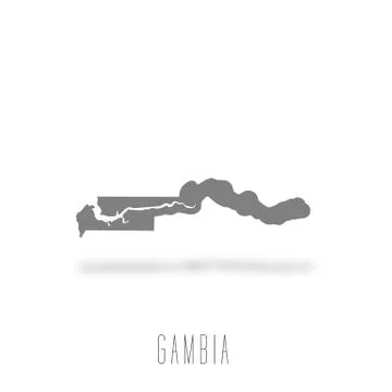 Gambia Stock Illustration