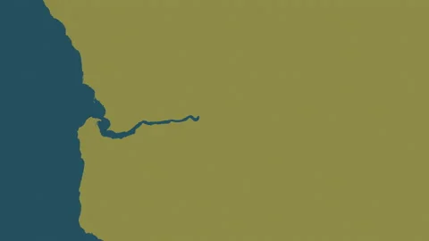 Gambia map - drive. Glow. Pattern. Stock Footage 148206323