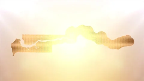 Gambia Map Opener Stock Footage 247890291