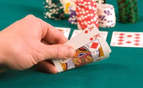 The gambler. Stock Photos