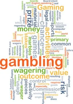 Gambling background concept Stock Illustration