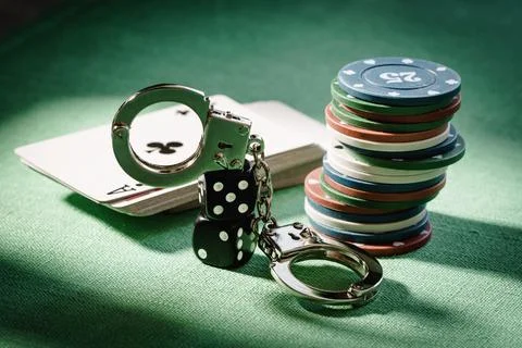 Gambling ban concept Fotos de archivo