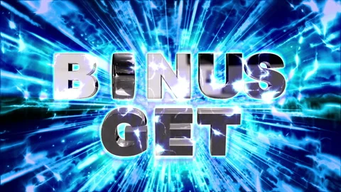 Gambling bonus glow light loop animation Video stock 146629354