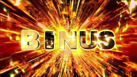 Gambling bonus glow light loop animation Vídeo Stock 146629360