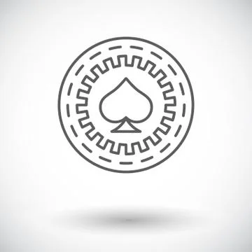 Gambling chips Stock Illustration