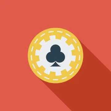 Gambling chips Stock Illustration