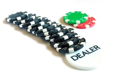 Gambling chips Stock Photos