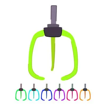 Gambling claw machine vector cartoon graphic Stock Illustration