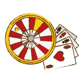 Gambling games design Illustration