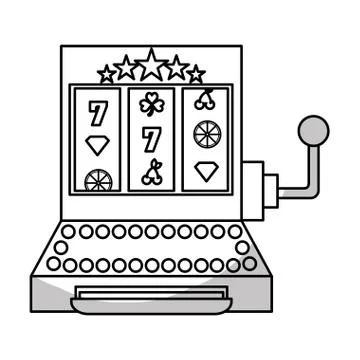 Gambling games design Illustration