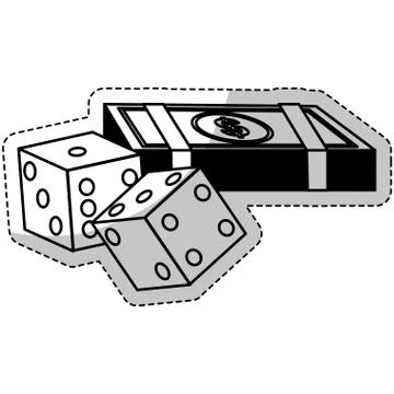 Gambling games design Stock Illustration
