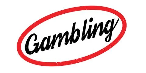 Gambling rubber stamp Illustration