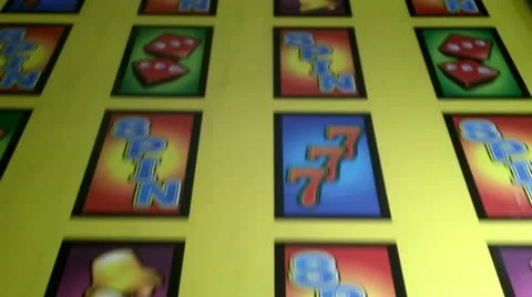 Gambling Slots Stock Footage 21788836