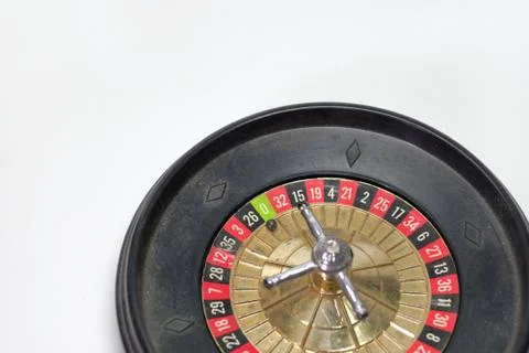 Gambling table. Roulette fell zero Stock Photos