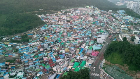Gamcheon Cultural Village Stock Footage 263761653